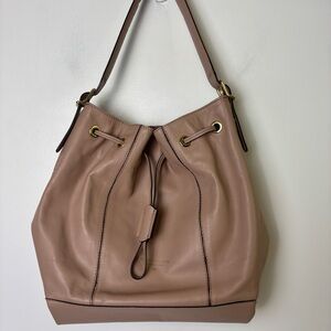 Couieria Fiorentina Tan Leather Shoulder Bag